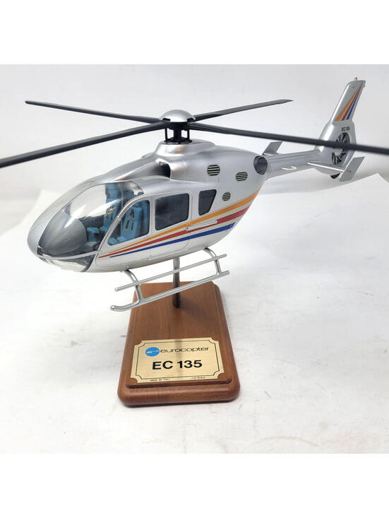 Rare Luciano Piazzai Eurocopter EC 135 Airbus H135 Desk Top 1/32 Scale Model